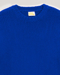 Pull court à col rond en cachemire - Pop Blue