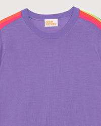 Pull à col rond en laine mérinos - Power Lilac