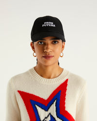 Pull à col rond Saint moritz en cachemire - Ecru