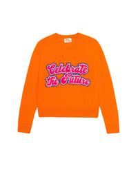 Pull Celebrate your future en cachemire - Power Orange