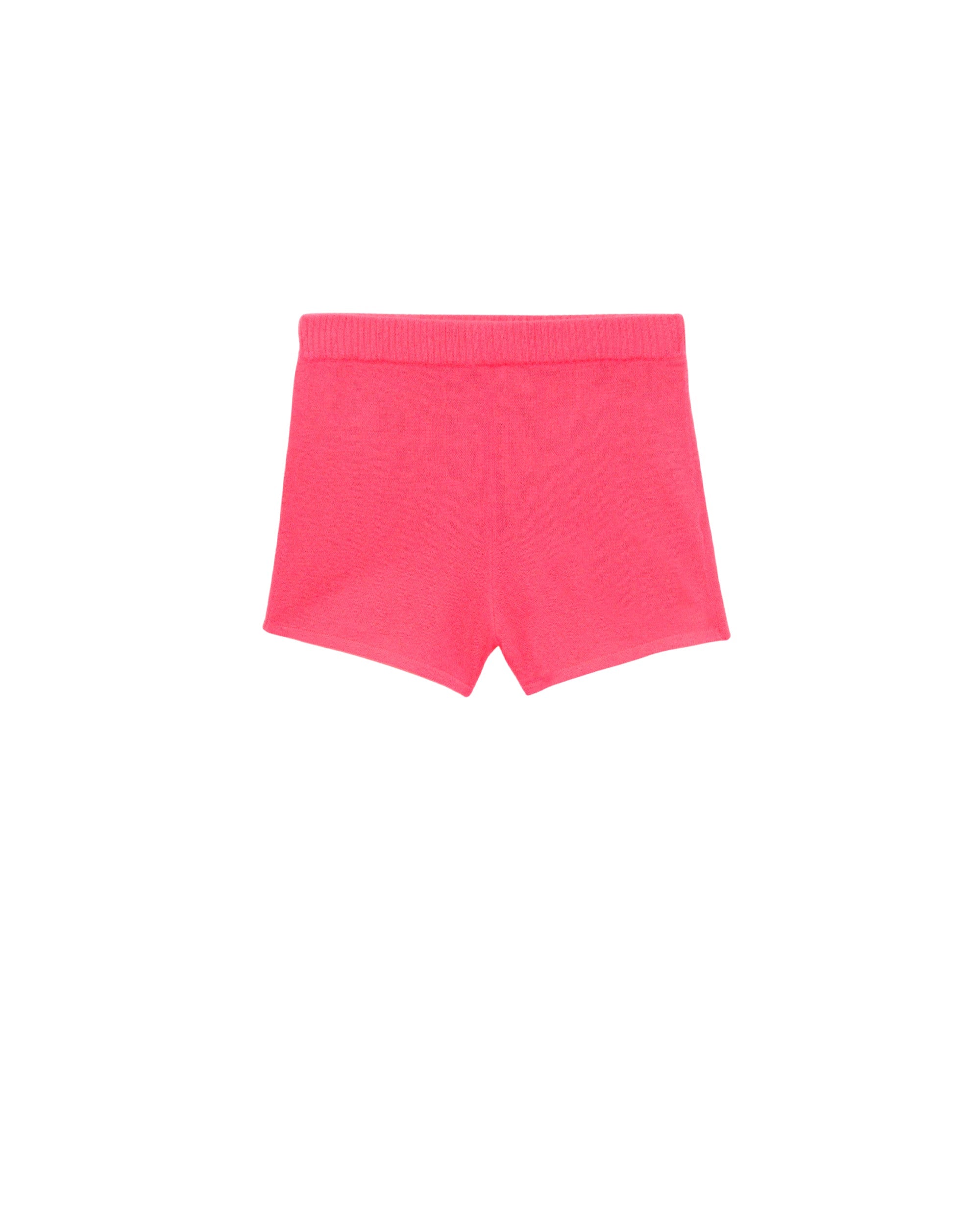 Short ajusté en cachemire - Neon Pink