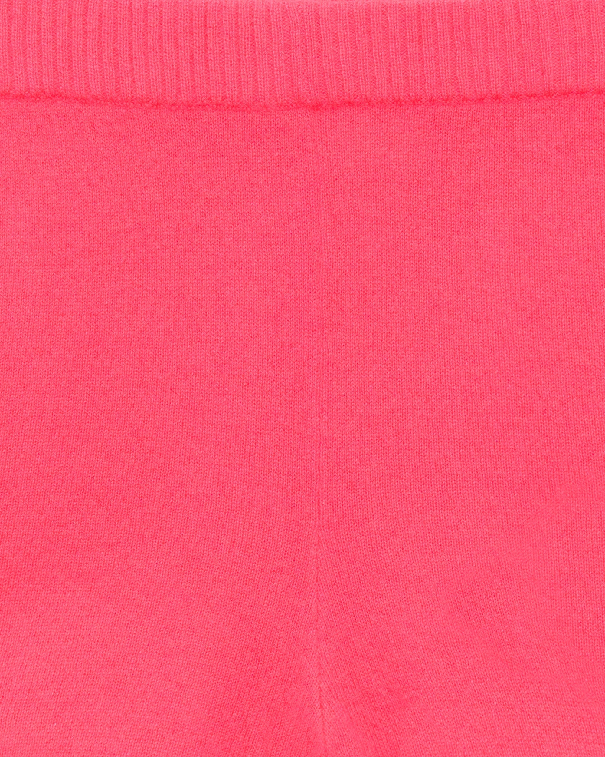 Short ajusté en cachemire - Neon Pink