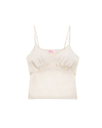 Caraco Elia en soie - Satin White