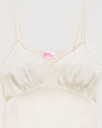 Caraco Elia en soie - Satin White