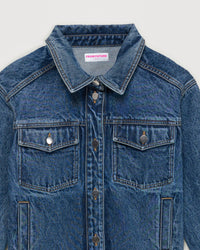 Veste Future Club néon - Dark Blue