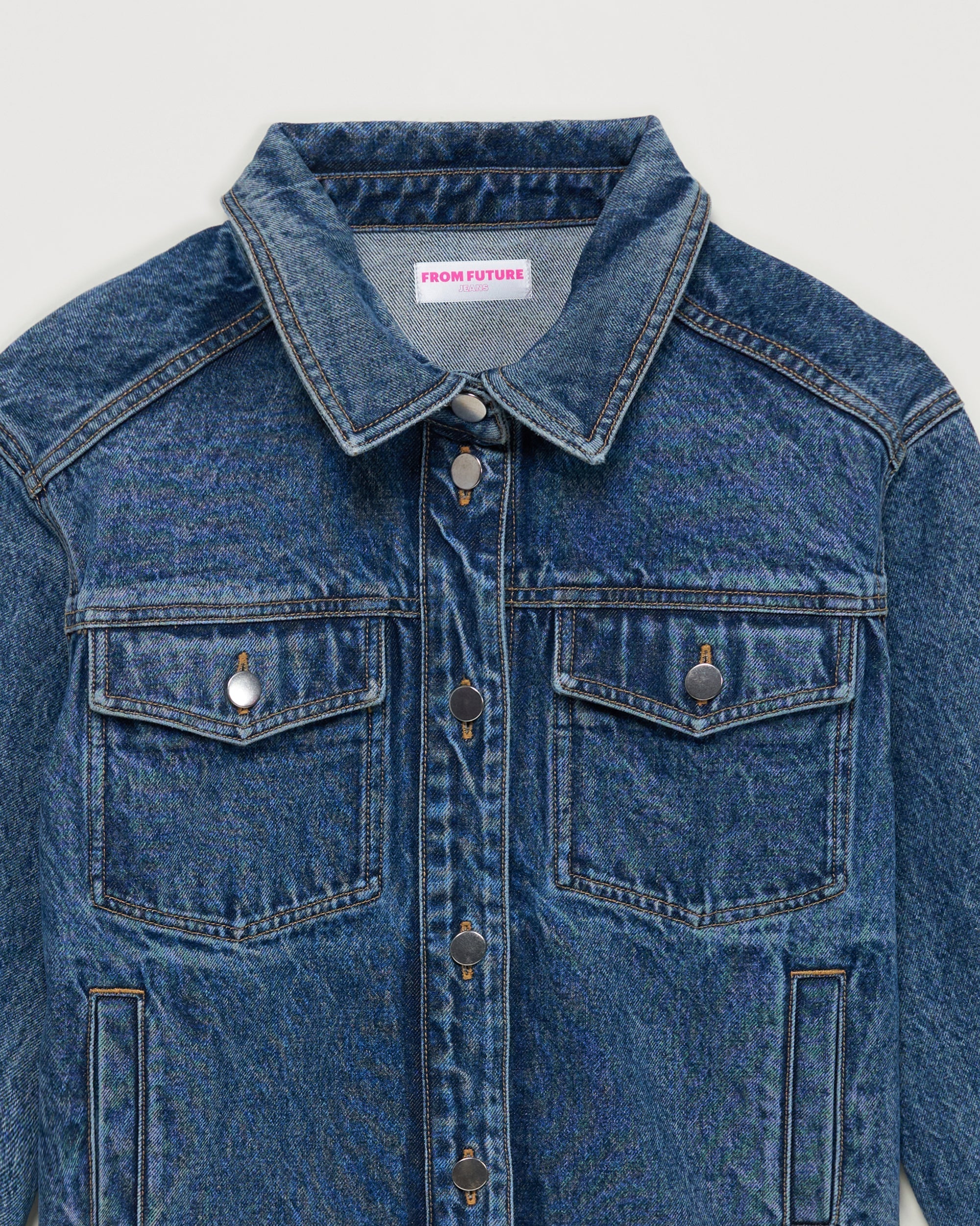 Veste Future Club néon - Dark Blue