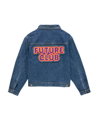 Veste Future Club néon - Dark Blue