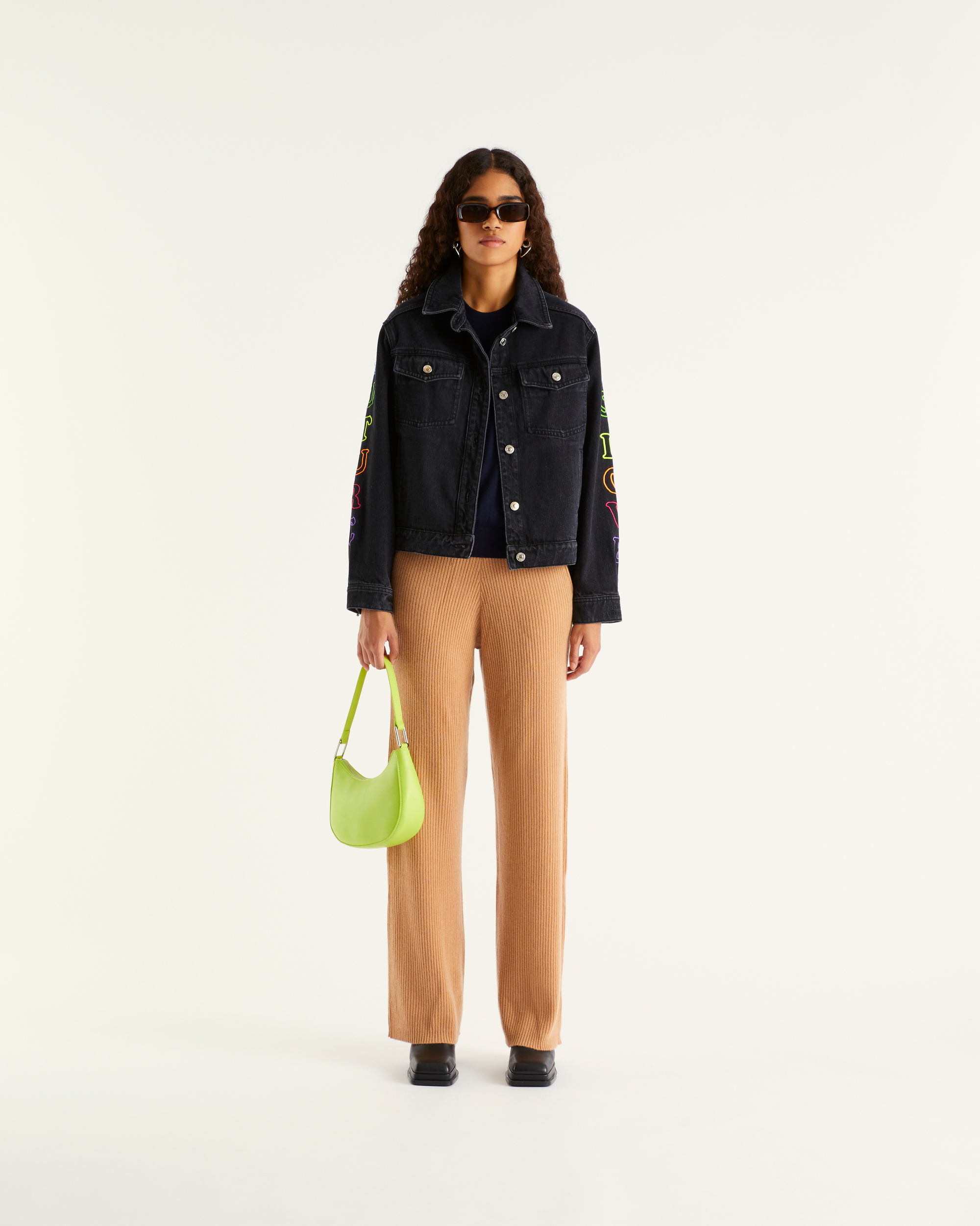 Veste Future Is Love à col à revers - Black
