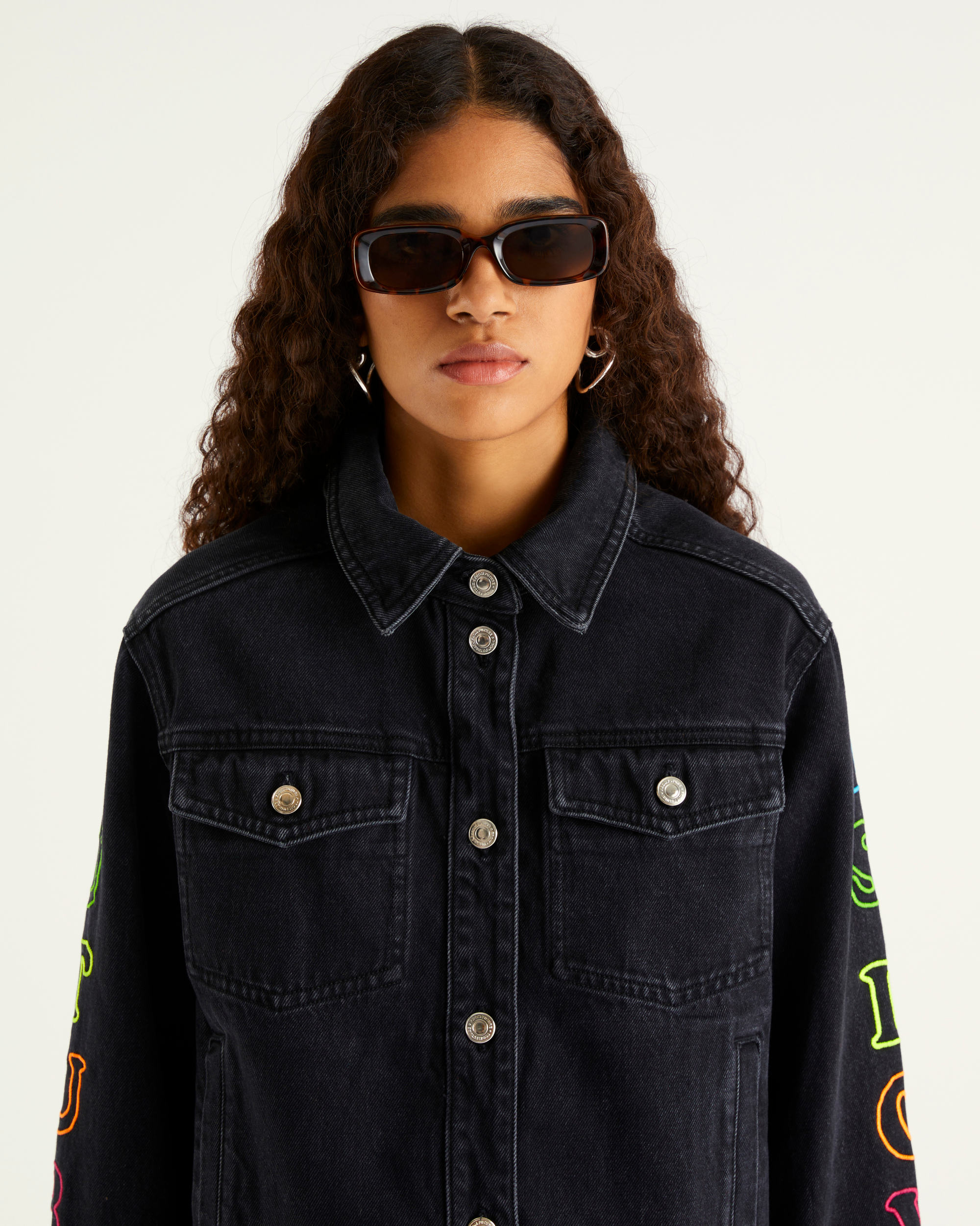 Veste Future Is Love à col à revers - Black