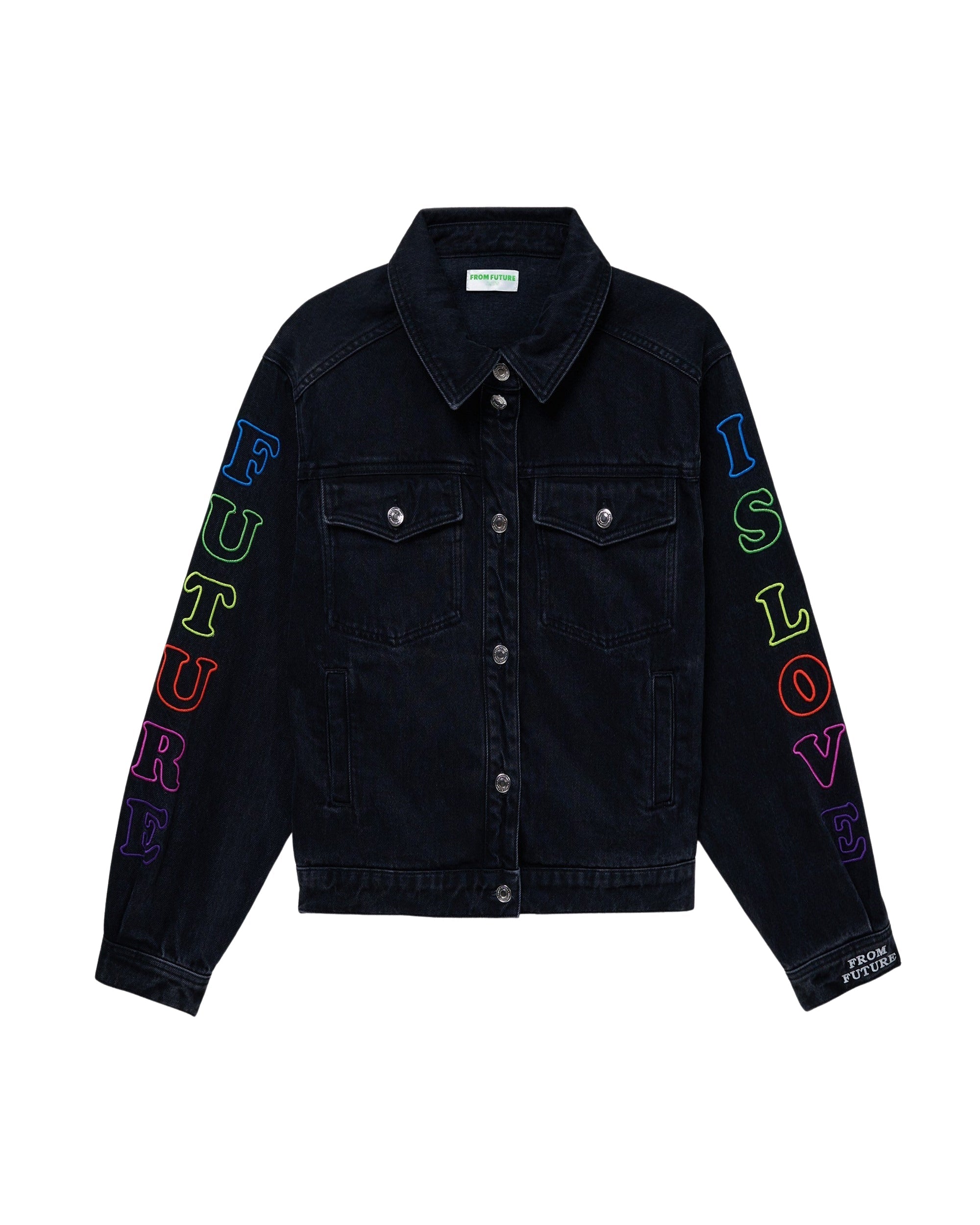 Veste Future Is Love à col à revers - Black