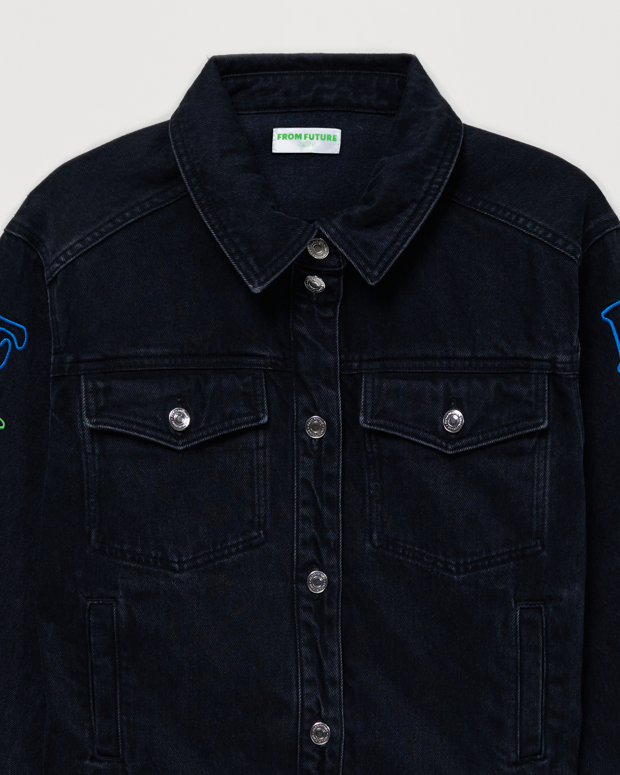 Veste Future Is Love à col à revers - Black