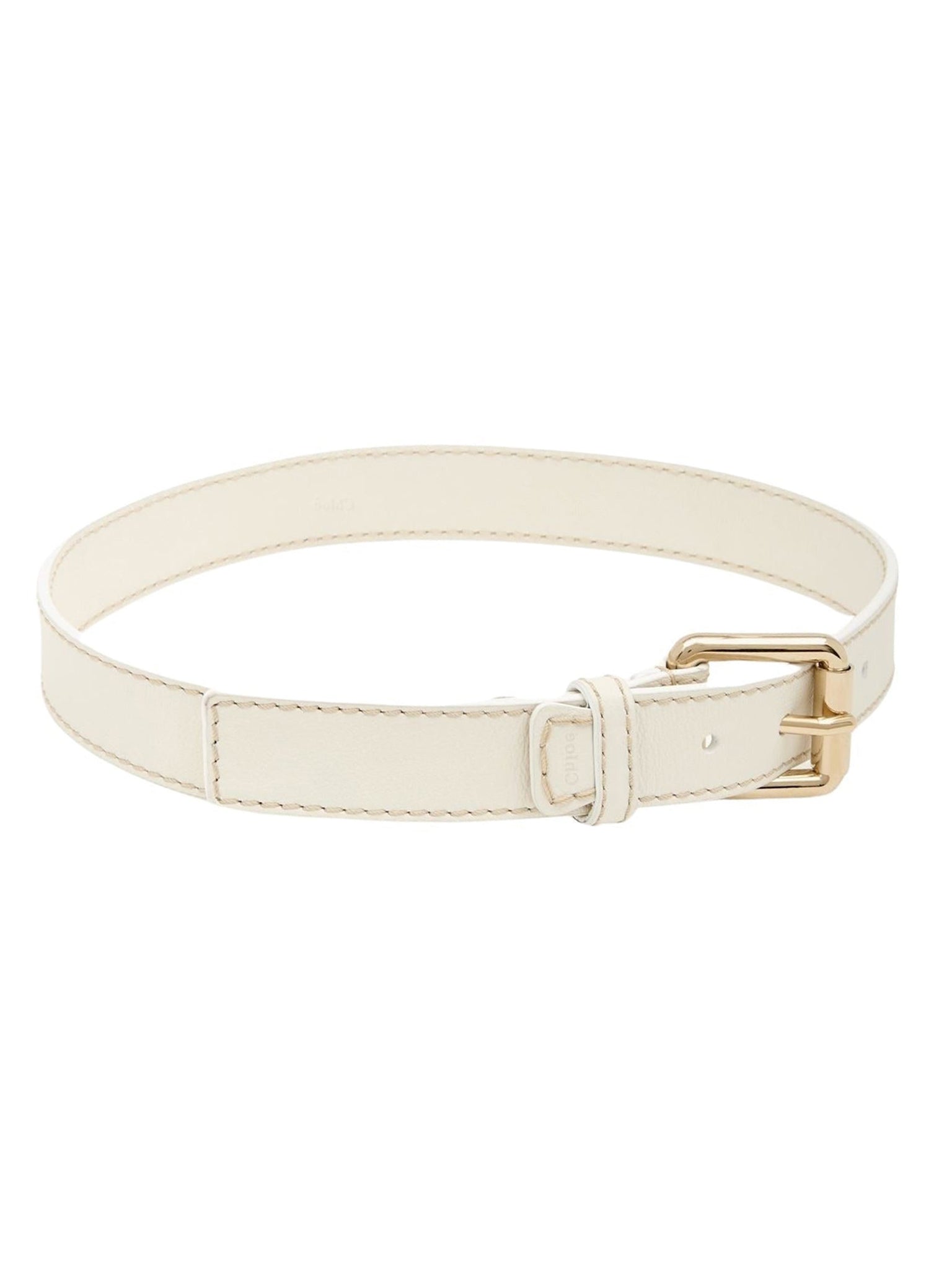 Ceinture Edith en cuir - White