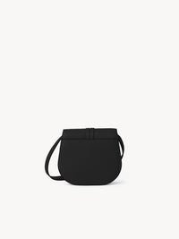 Mini sac porté épaule Alphabet en cuir - Black