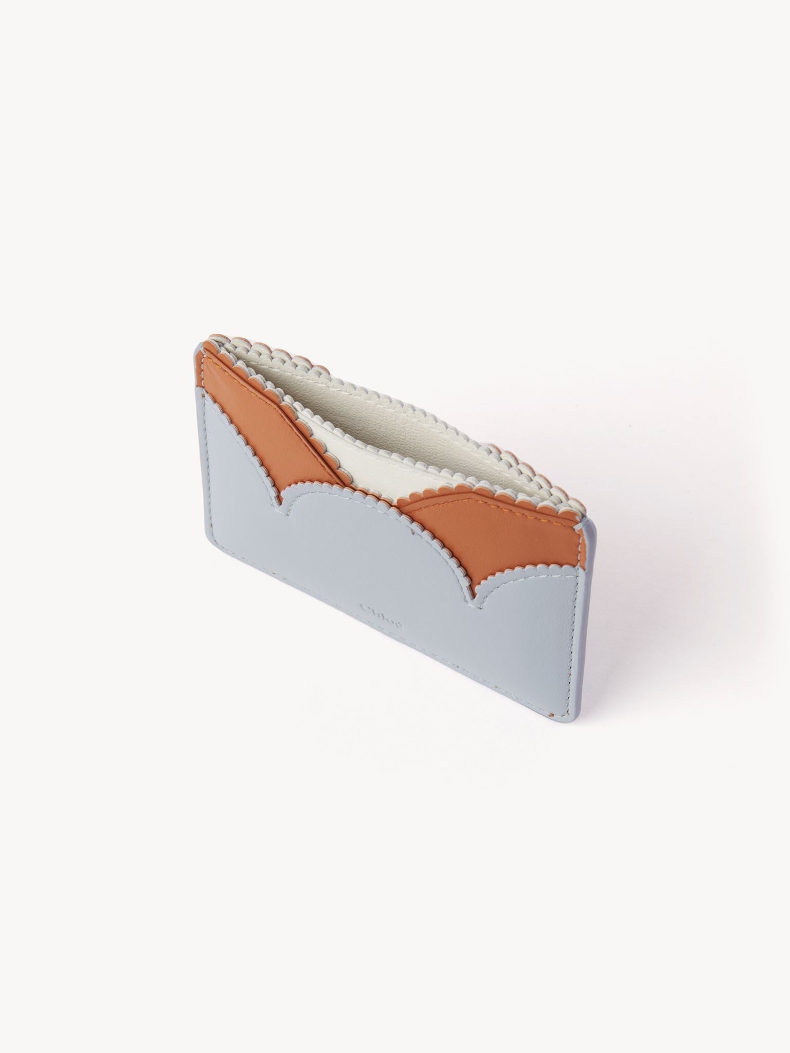 Porte-cartes Linda en cuir - Shady Blue
