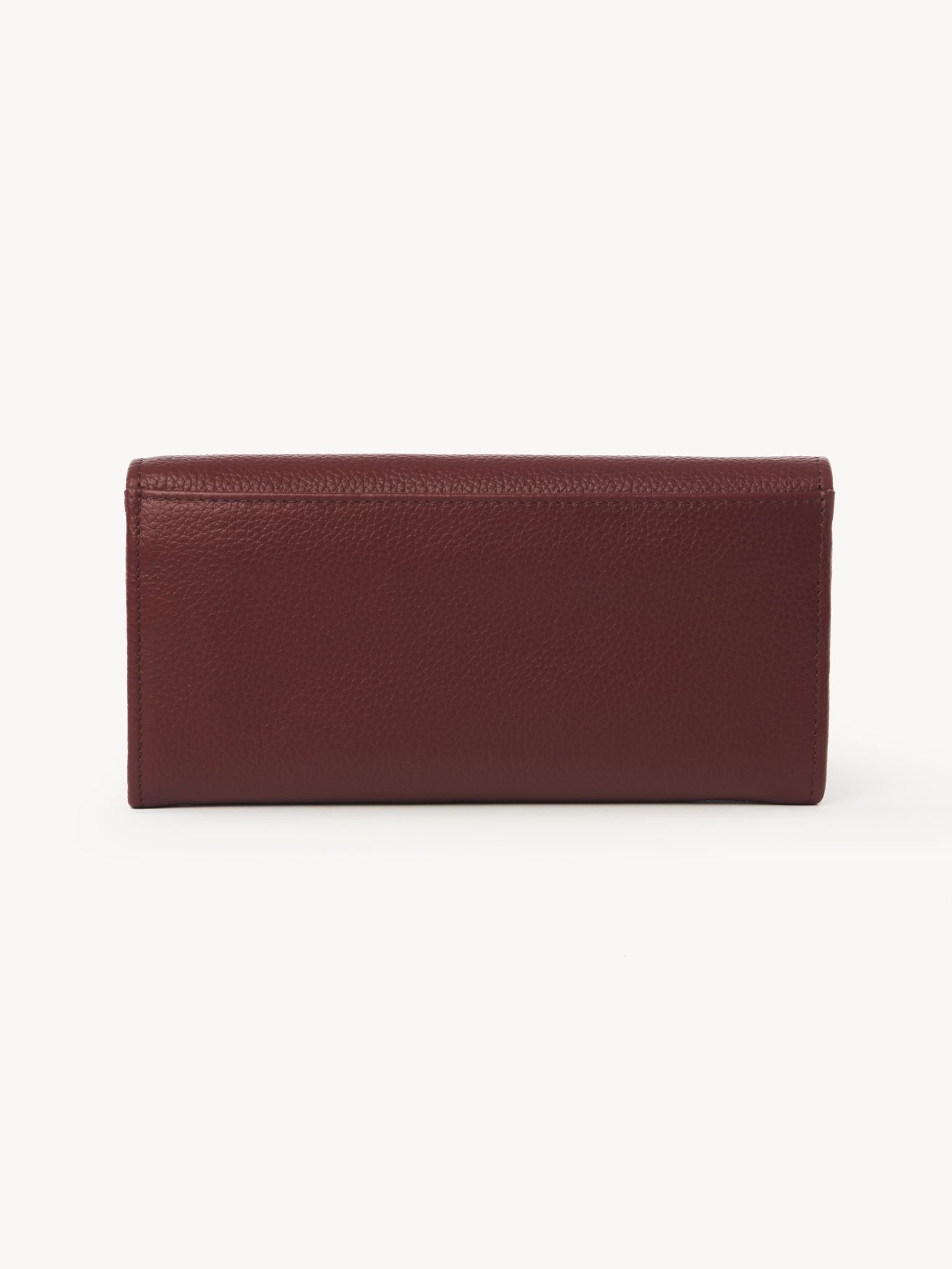 Portefeuille long à rabat Lizzie en cuir - Dark Velvet