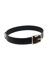 Ceinture moyenne Joe en cuir - Black