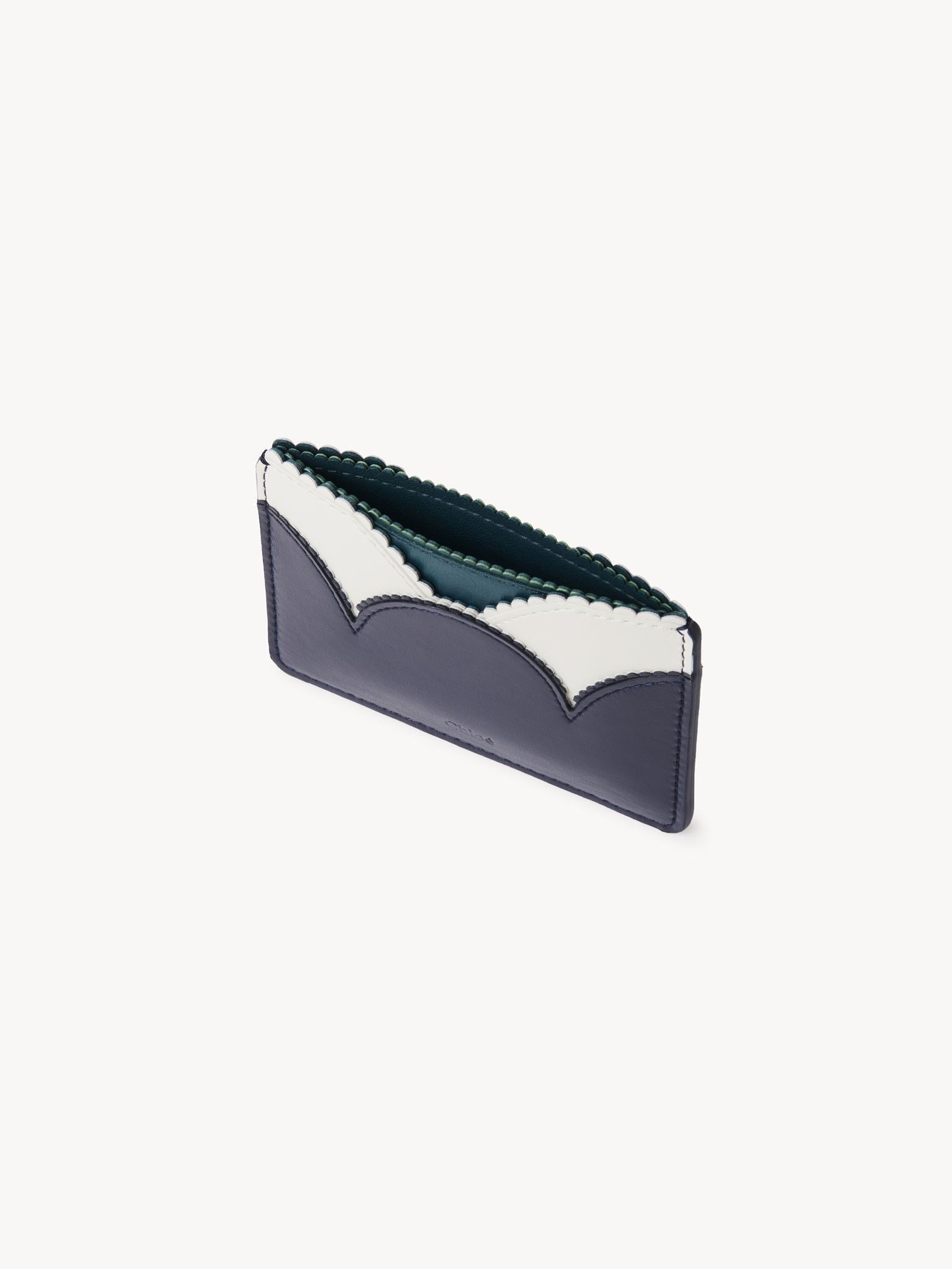 Porte-cartes Linda en cuir - Marine