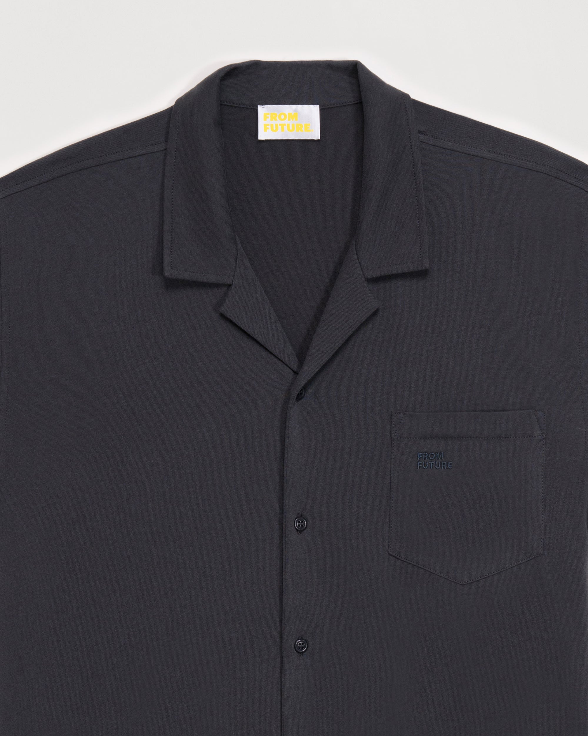 Chemise à manches courtes - Anthracite