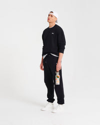 Pantalon de jogging brodé from future - Black