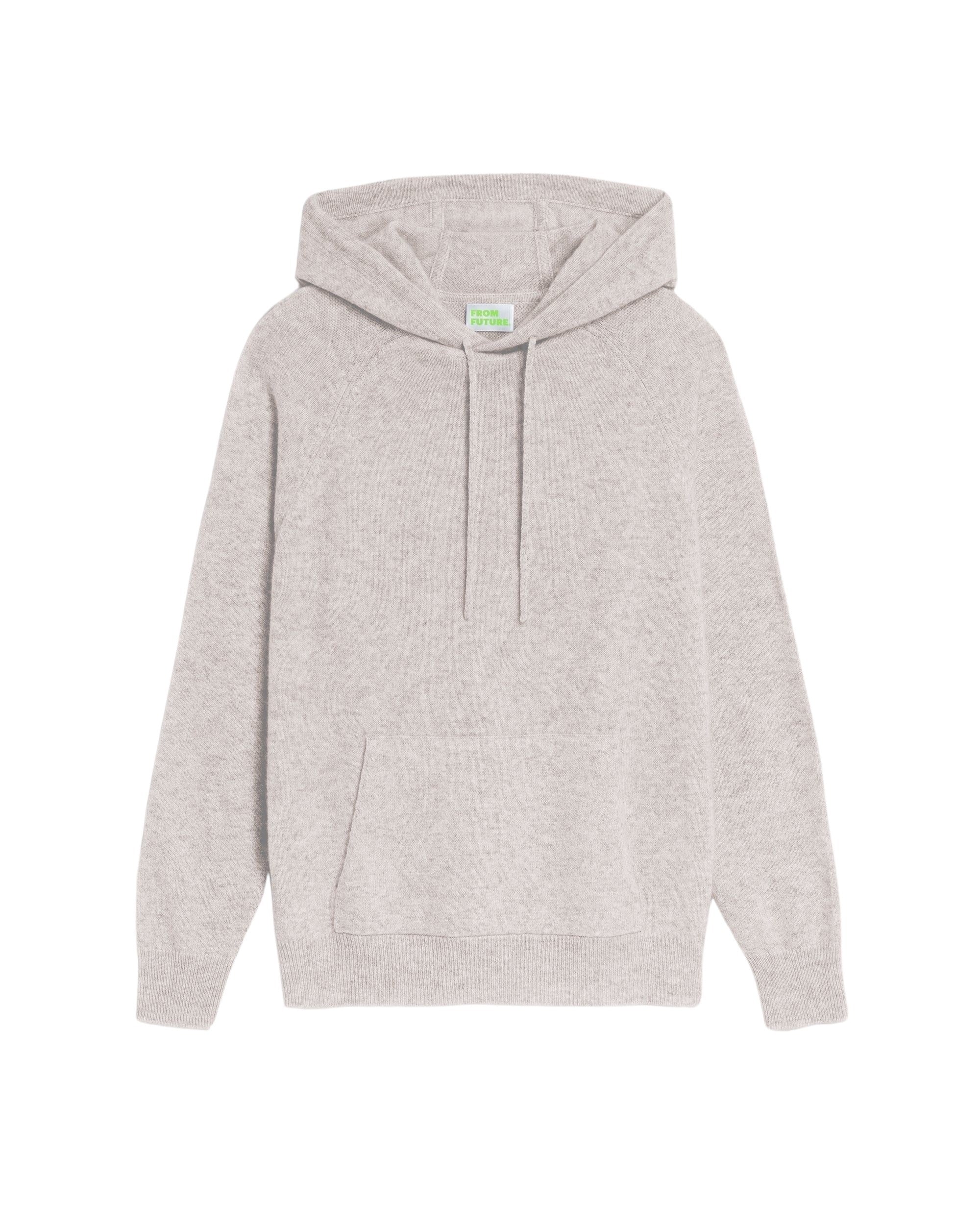 Hoodie Light classique à poche en cachemire - Light Heather Gray