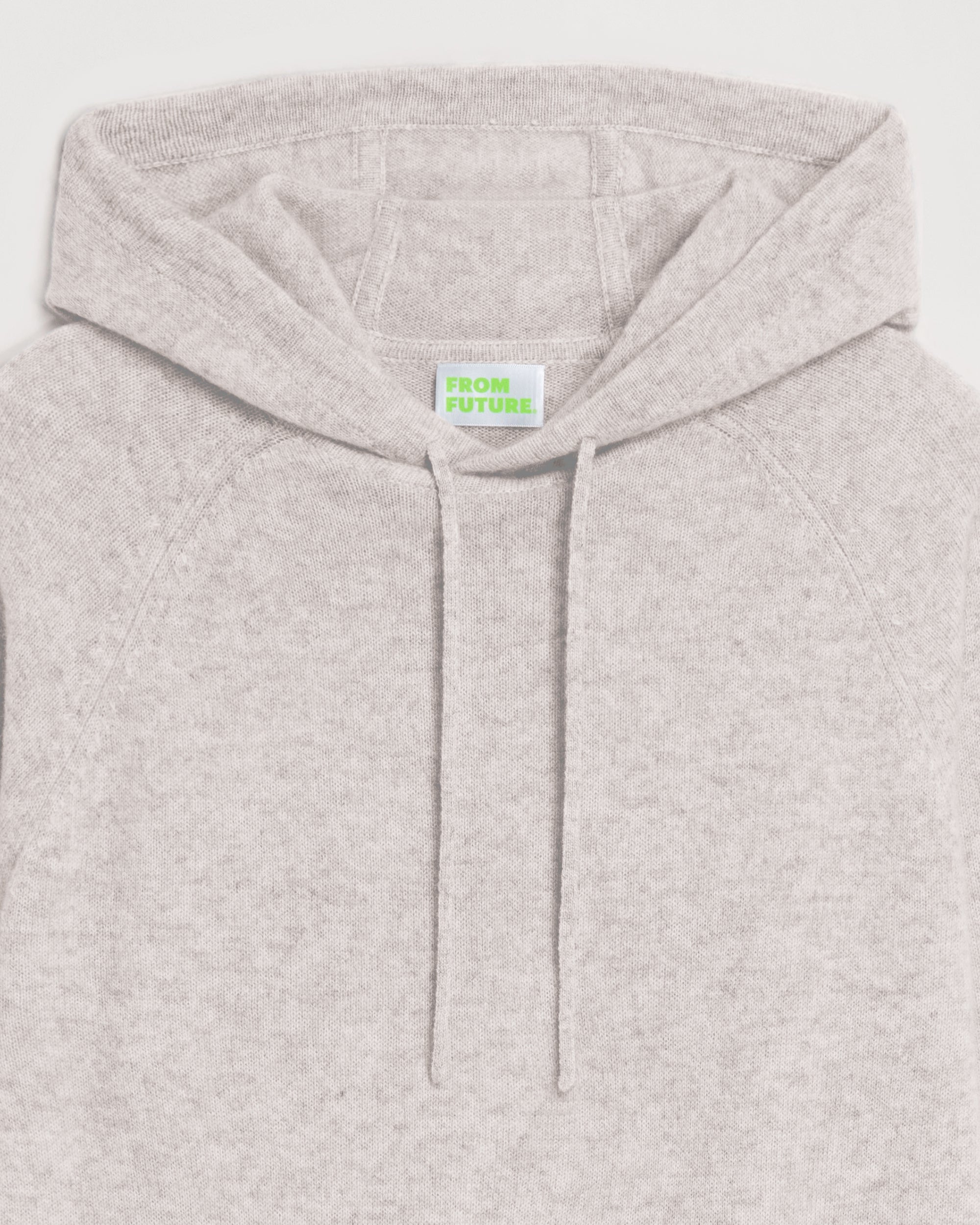Hoodie Light classique à poche en cachemire - Light Heather Gray