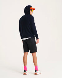 Hoodie World Tour en cachemire - Navy