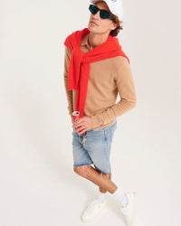 Pull polo en cachemire - Summer Camel