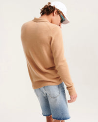 Pull polo en cachemire - Summer Camel