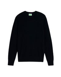 Pull Light à col rond en cachemire - Black