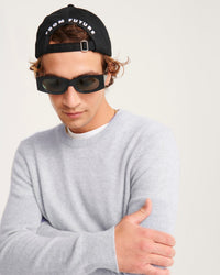 Pull Light à col rond en cachemire - Light Heather Gray