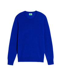 Pull Light à col rond en cachemire - Electric Blue