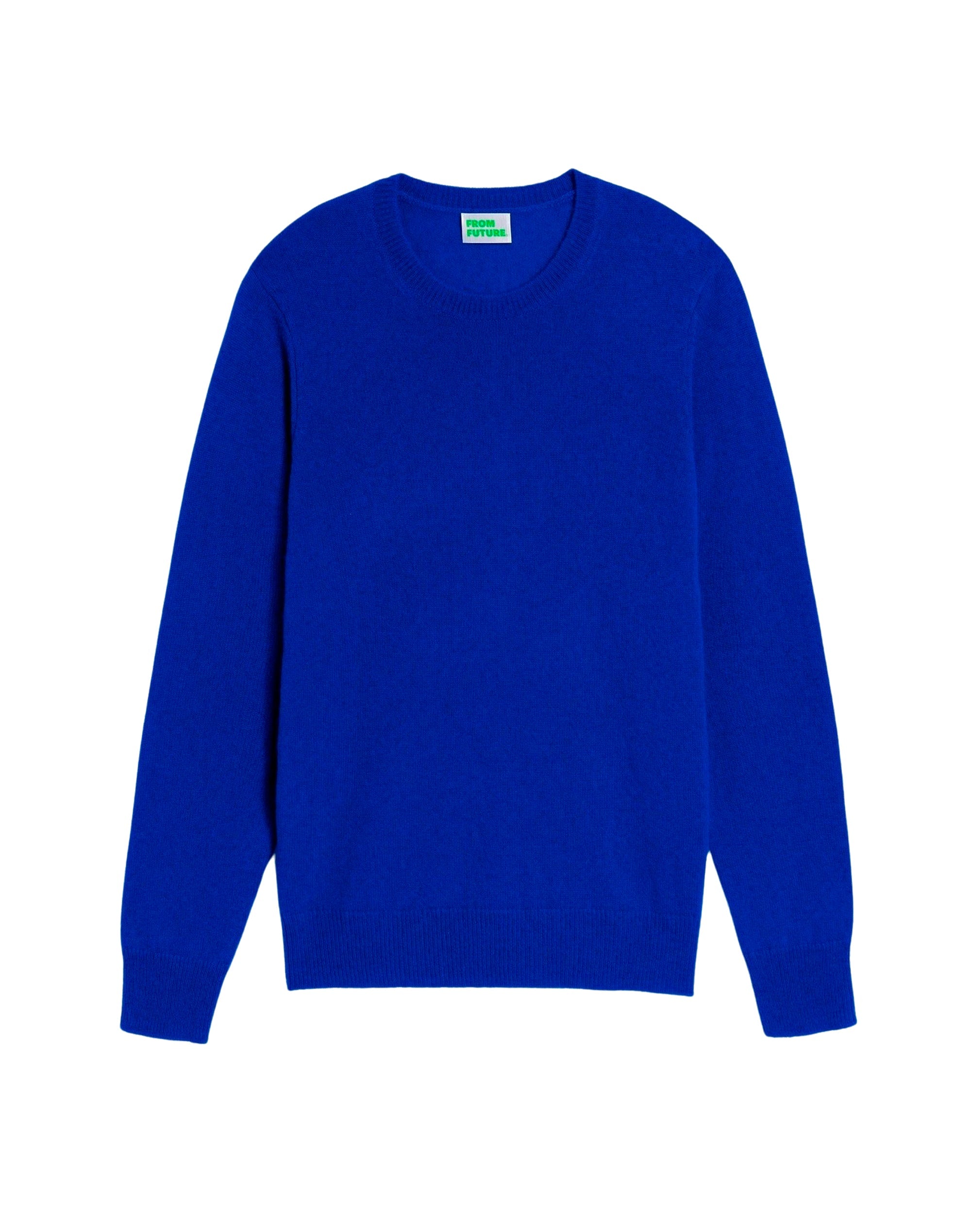 Pull Light à col rond en cachemire - Electric Blue