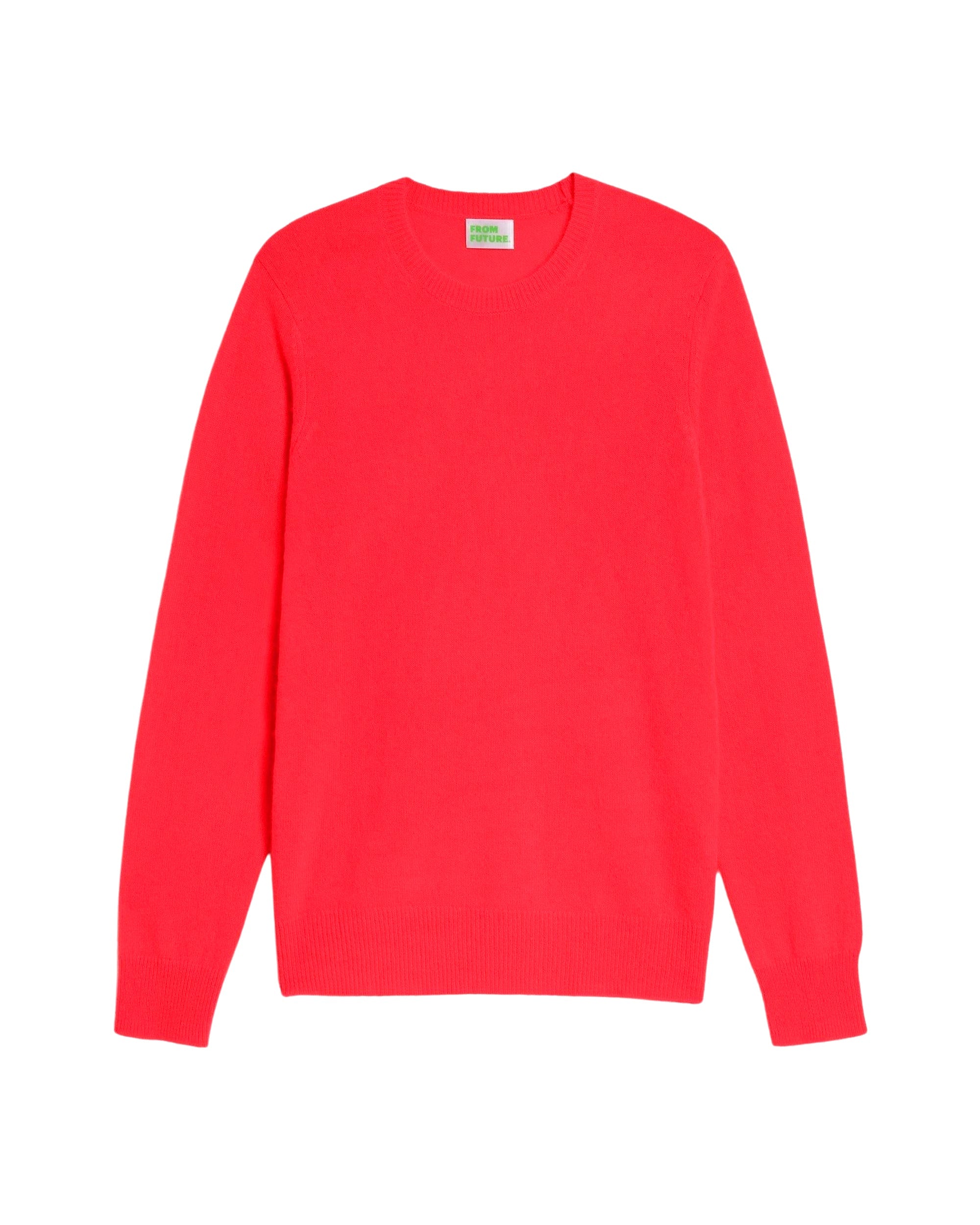 Pull Light à col rond en cachemire - Bright Red