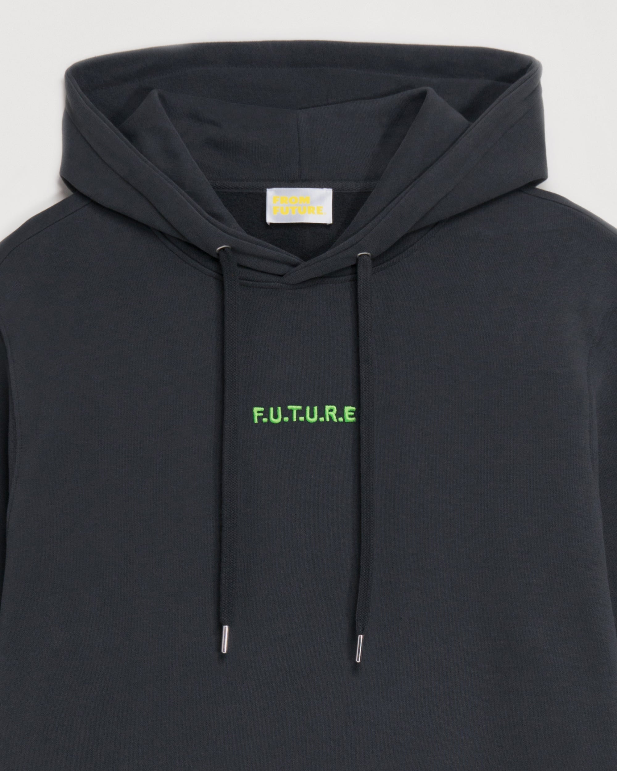 Hoodie brodé f.u.t.u.r.e - Anthracite