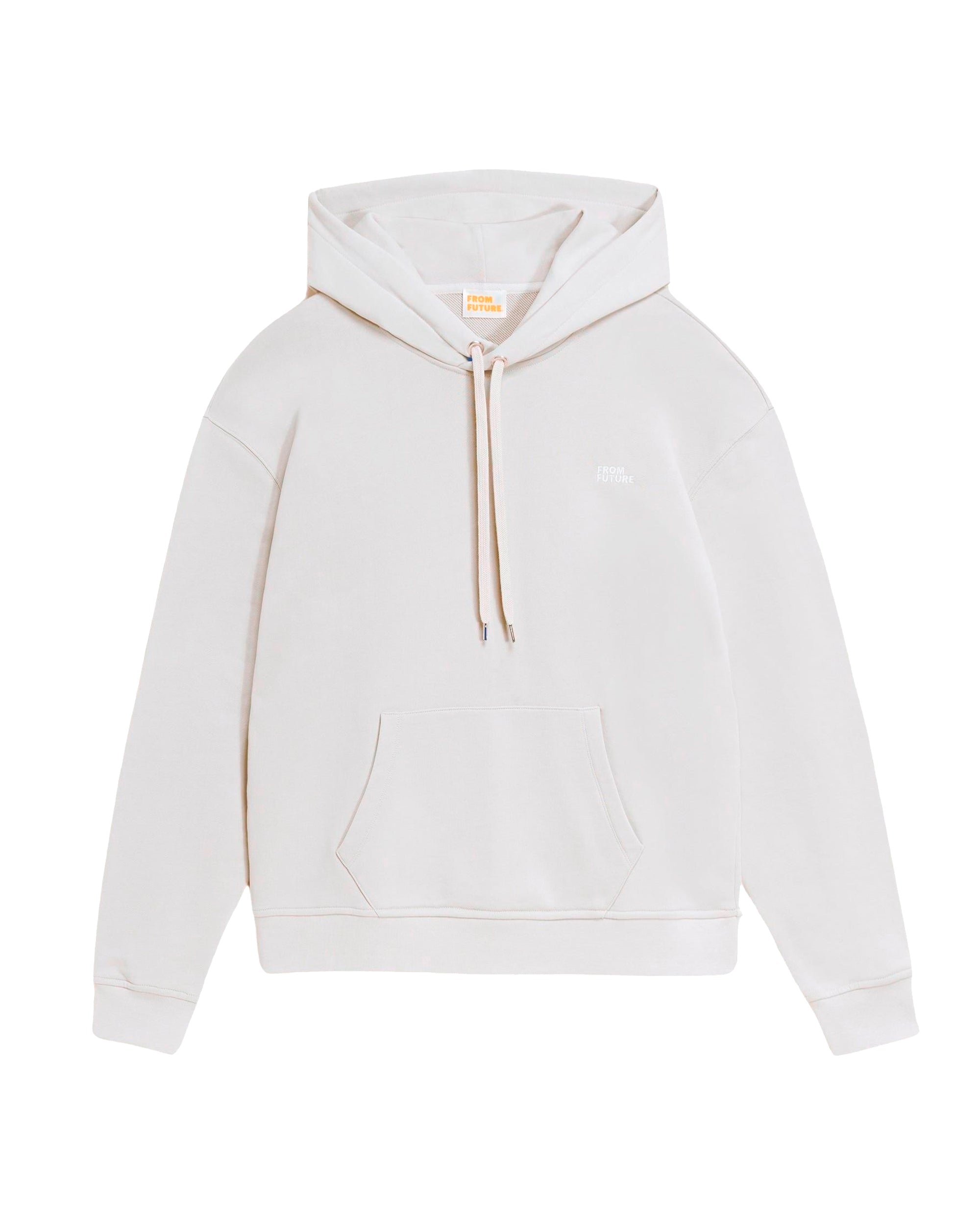 Hoodie unisexe oversize à broderie - Pearl Grey