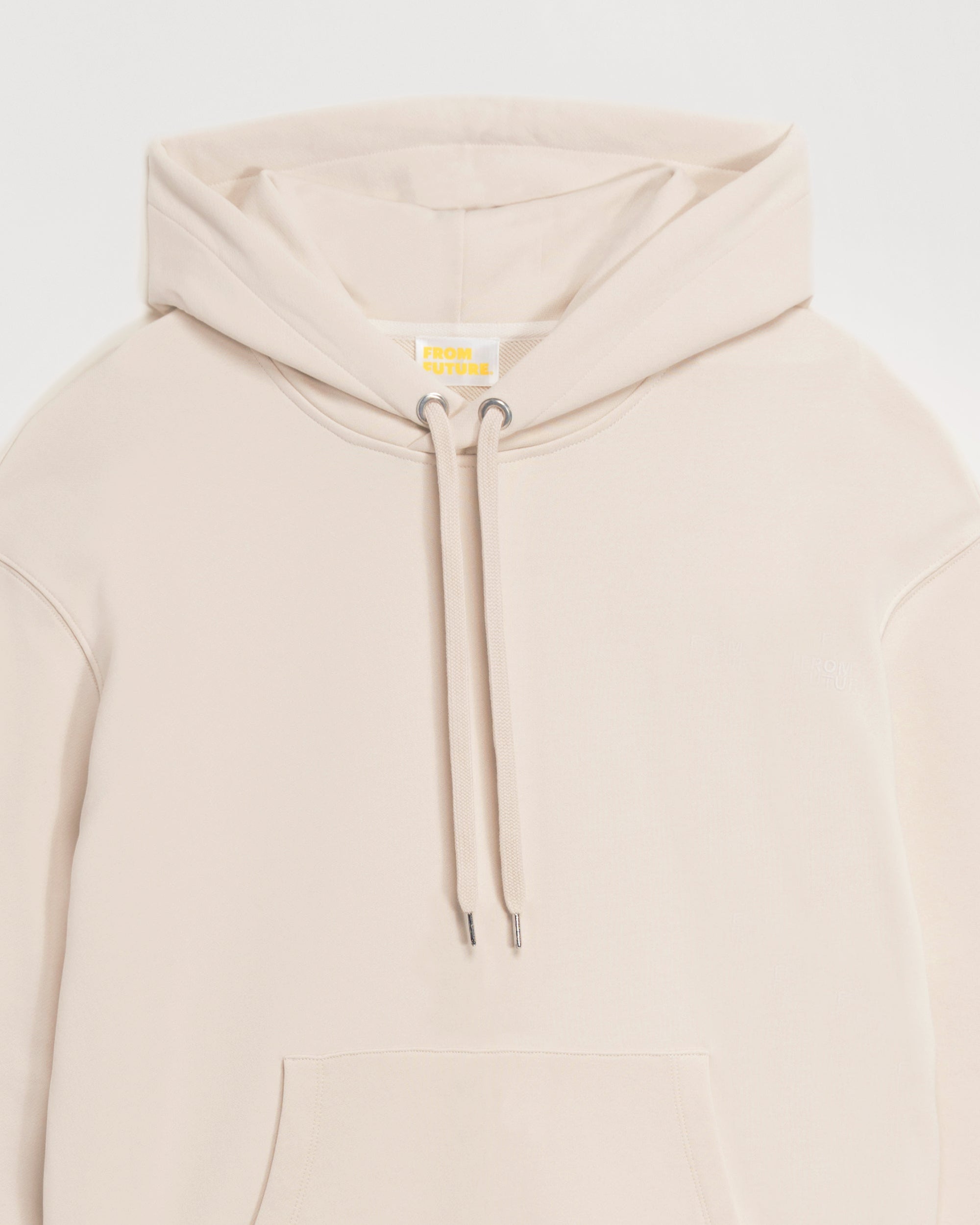 Hoodie unisexe oversize à broderie - Desert Sand