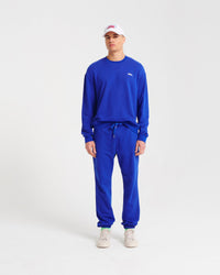 Hoodie classique à broderie - Electric Blue