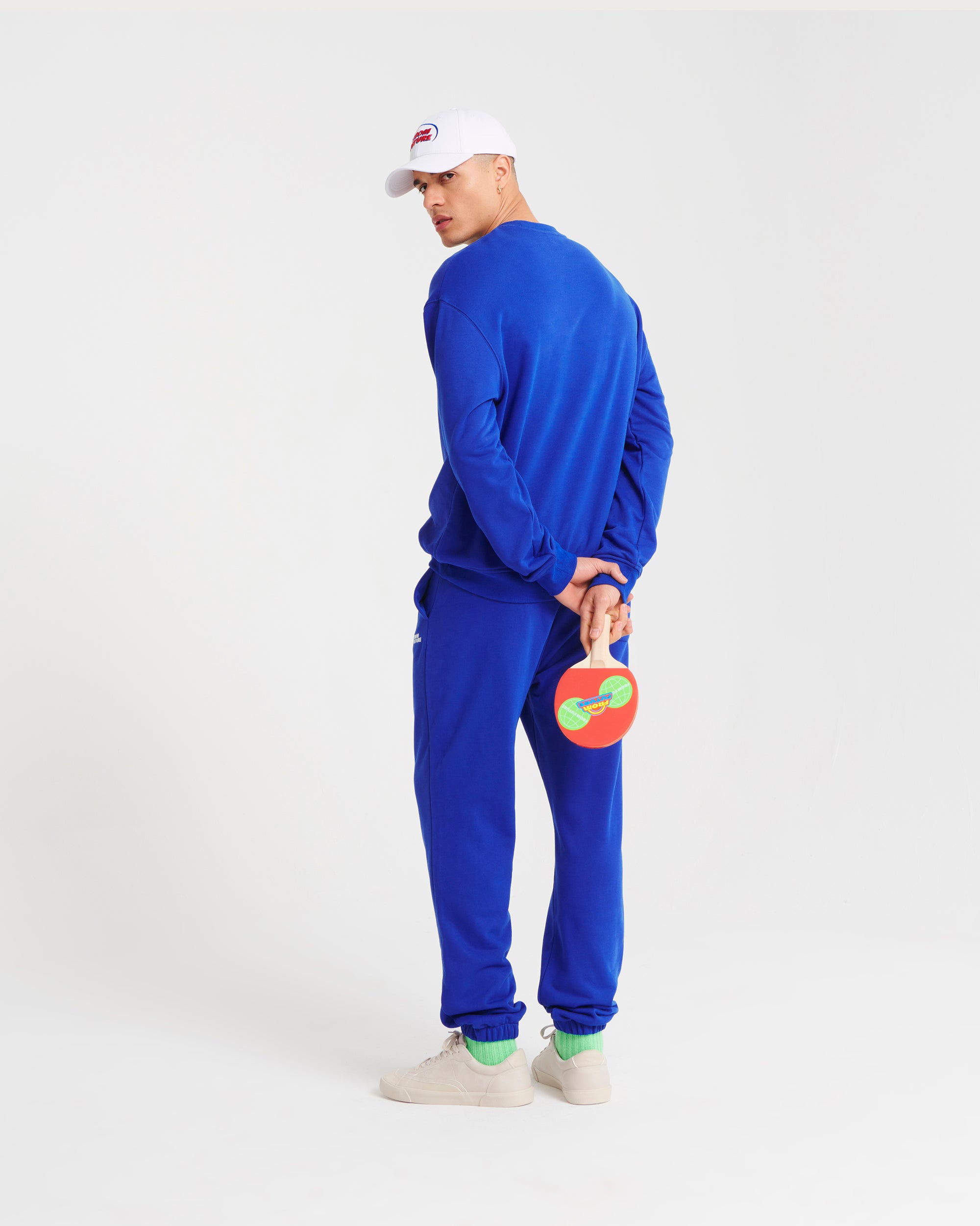 Hoodie classique à broderie - Electric Blue