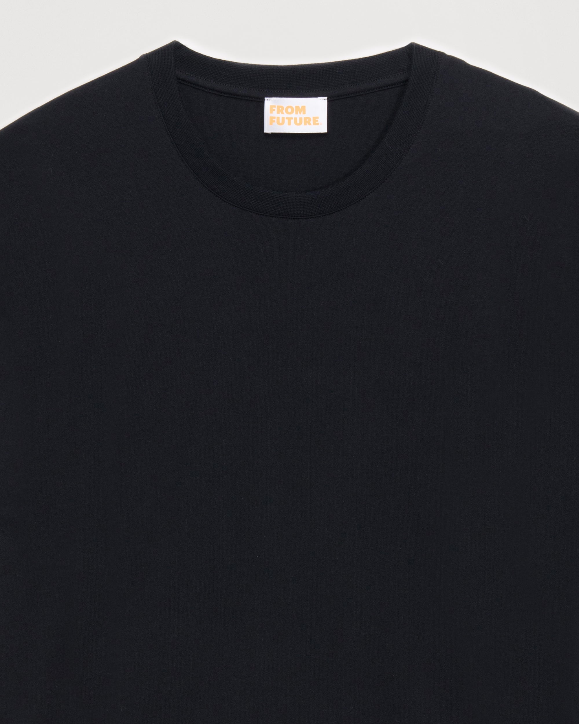 T-shirt à col rond oversize - Black