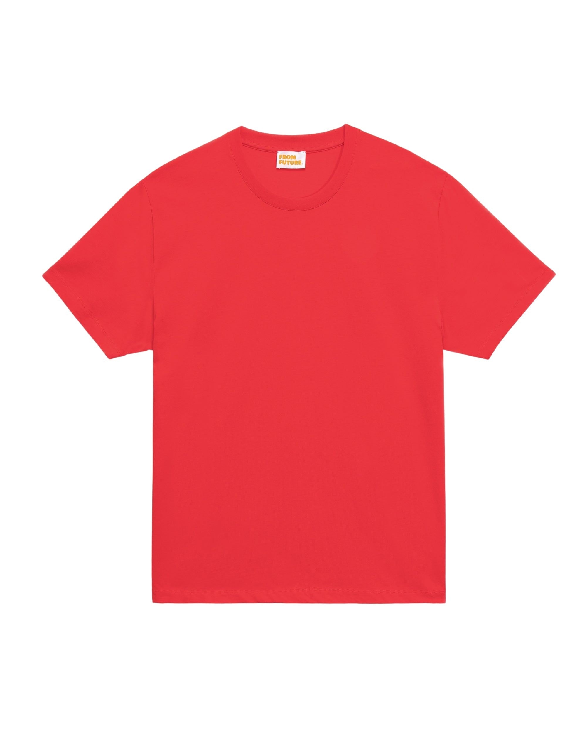T-shirt à col rond oversize - Bright Red