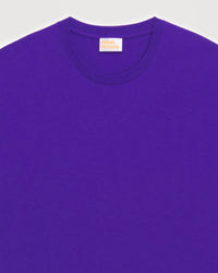 T-shirt à col rond oversize - Neon Purple