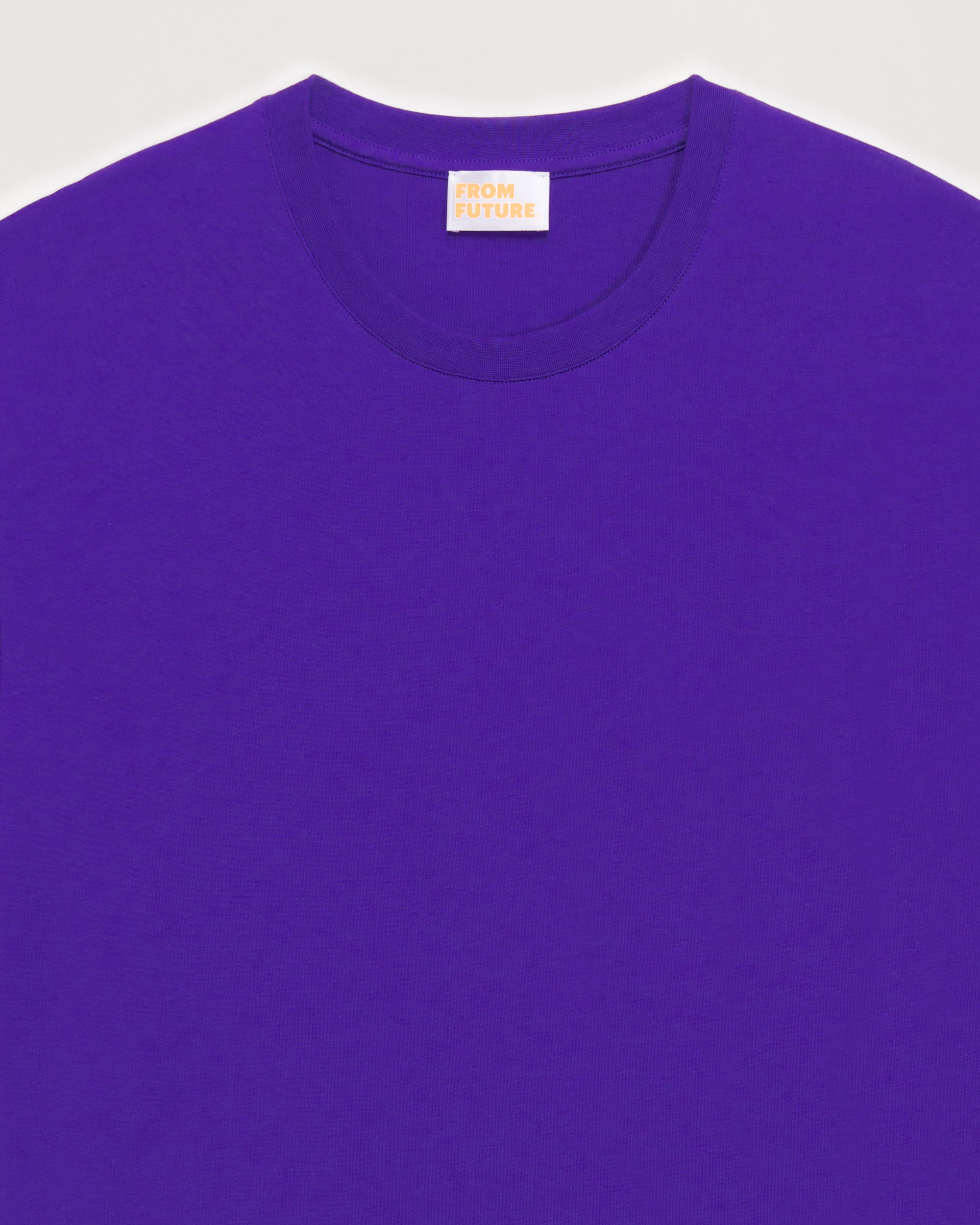 T-shirt à col rond oversize - Neon Purple