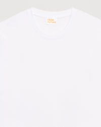 T-shirt à col rond oversize - White