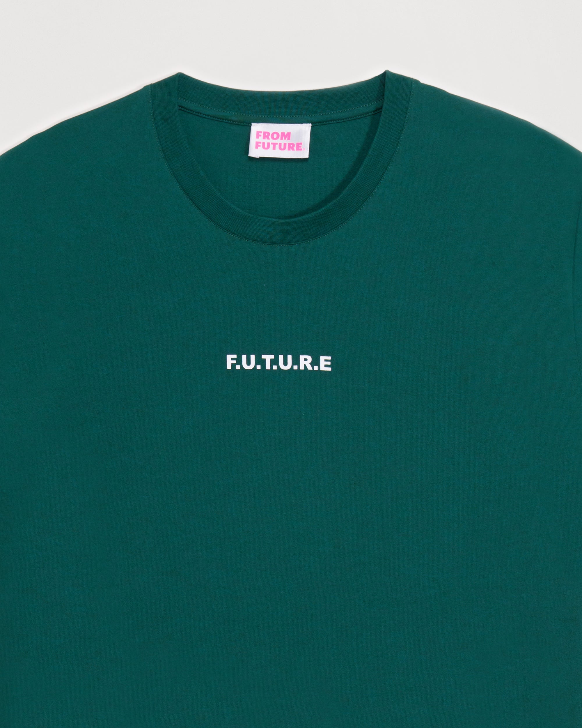 T-shirt à broderie f.u.t.u.r.e - Bottle Green
