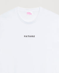 T-shirt à broderie f.u.t.u.r.e - White Bright