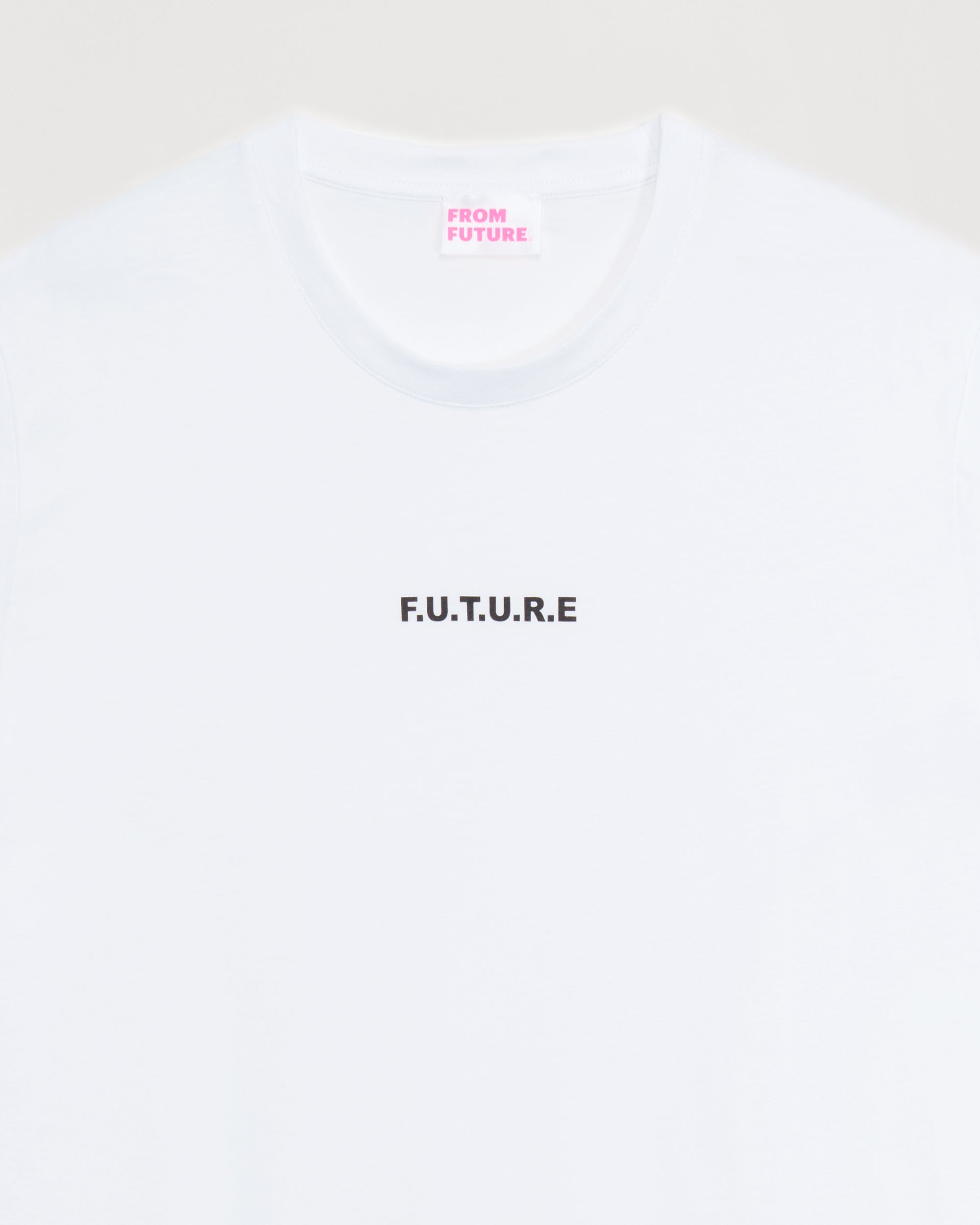T-shirt à broderie f.u.t.u.r.e - White Bright
