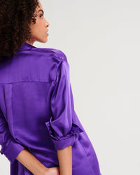 Chemise Suzanna en soie - Satin Purple