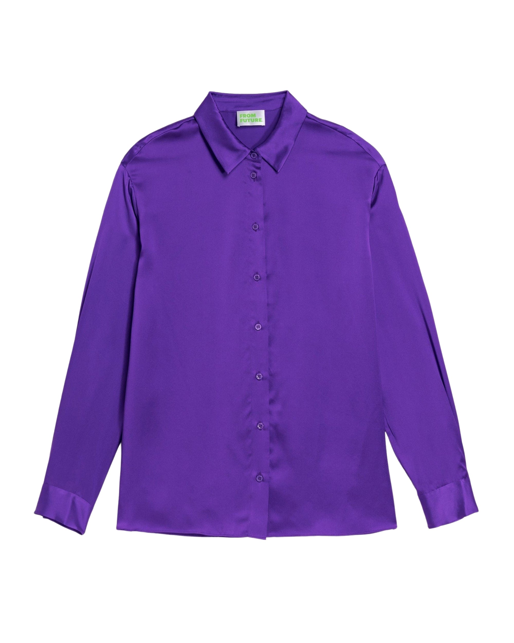 Chemise Suzanna en soie - Satin Purple