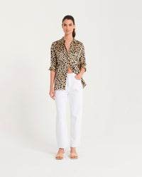 Chemise Suzanna en soie - Leopard Print