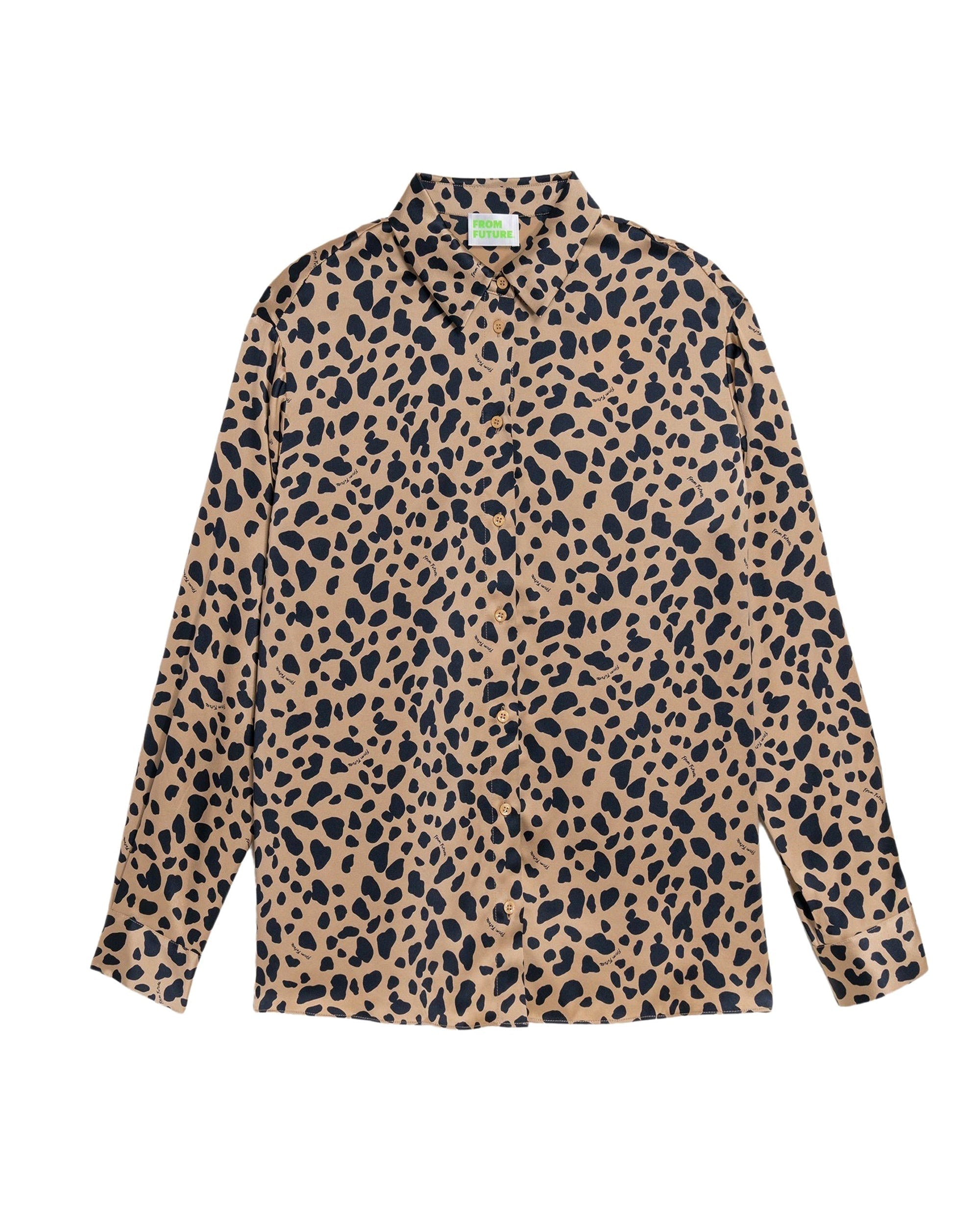 Chemise Suzanna en soie - Leopard Print